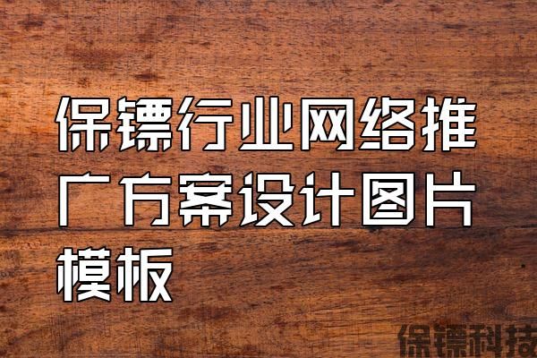 保鏢行業(yè)網(wǎng)絡(luò)推廣方案設(shè)計圖片模板