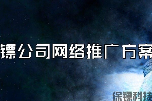 保鏢公司網絡推廣方案