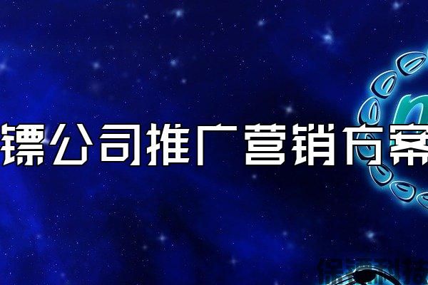 保鏢公司推廣營銷方案