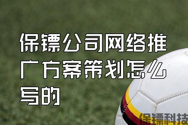 保鏢公司網(wǎng)絡(luò)推廣方案策劃怎么寫的