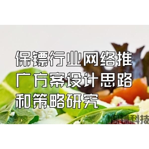 保鏢行業(yè)網(wǎng)絡(luò)推廣方案設(shè)計思路和策略研究