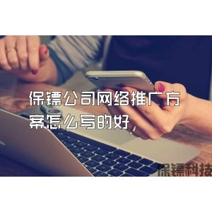 保鏢公司網絡推廣方案怎么寫的好